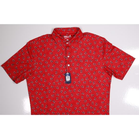 Johnnie-O UGA Georgia Bulldogs Standing Dawg Golf Polo Shirt Men's Small - Picture 3 of 8